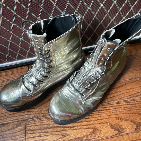 Forfex x Opening Ceremony silver platform boots - Picture 2 of 11